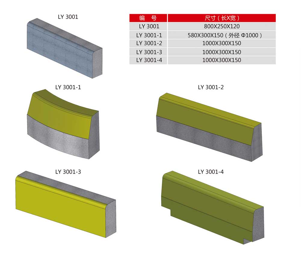路沿石磚價格